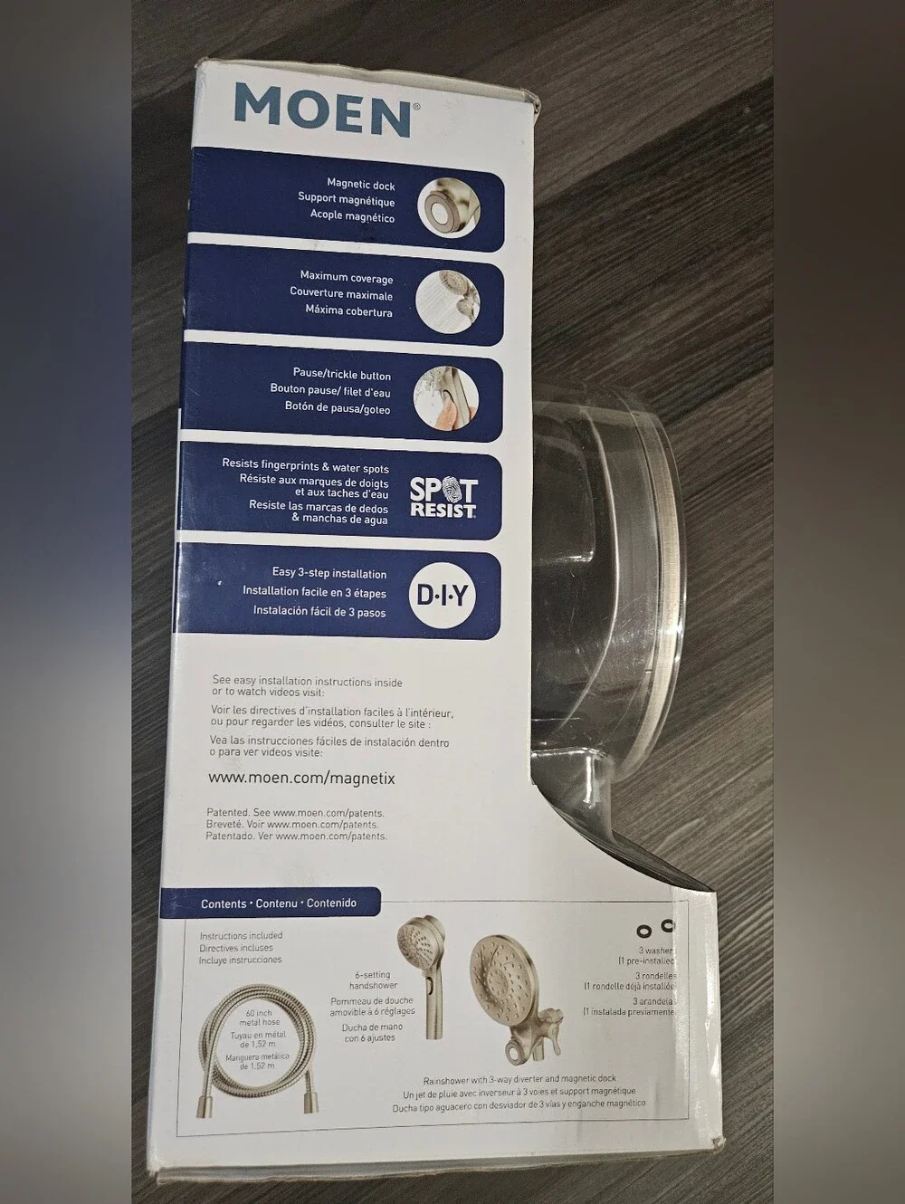 Moen handheld showerhead